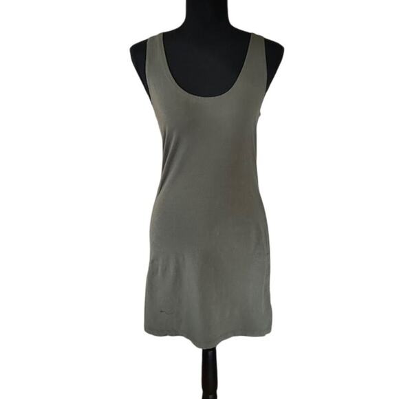 Wild Fable Olive Green Tank Shift Mini Dress, size Medium - Picture 1 of 4